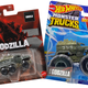 Image for article titled Godzilla's Endless Rampages Have Finally Earned the Monster Its Own Hot Wheels Cars
